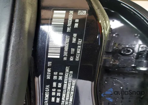 2019 Alfa Romeo Giulia Ti из США, поврежденный, VIN ZARFANBNXK7608217